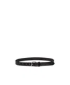 Isabel Marant Zap Leather Belt In Black