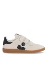 Isabel Marant Beth Leather Sneakers In White