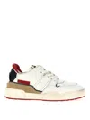 Isabel Marant Colour-block Panelled Leather Sneakers In Multicolour