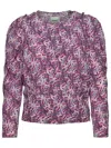 Isabel Marant Graphic-print Silk-blend Blouse In Multicolor