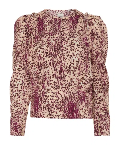 Isabel Marant Zarga Top In Purple