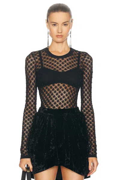 Isabel Marant Zavia Top In Black