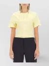 Isabel Marant Zazie Crew Neck Fitted Silhouette T-shirt In Yellow