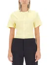 Isabel Marant Runched Crewneck T-shirt In Yellow