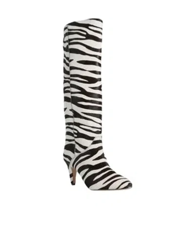 Isabel Marant Zebra Print High Heel Pumps In Black