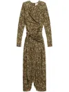 Isabel Marant Albini Dress In Brown