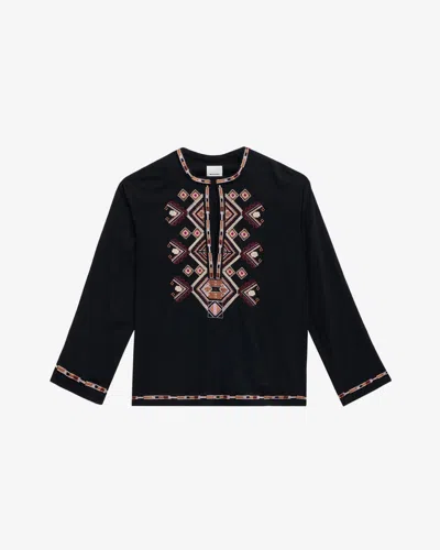 Isabel Marant Zelie Blouse In Black
