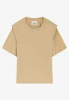 Isabel Marant Round-neck Short-sleeve T-shirt In Brown