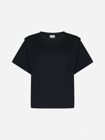 Isabel Marant Crew Neck Short-sleeved T-shirt In Black