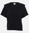 Isabel Marant Black Cotton Zelitos T-shirt In Black