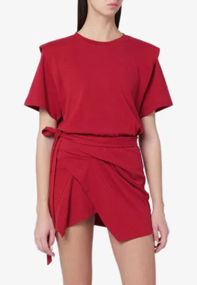 Isabel Marant Zelitos Crewneck T-shirt In Red