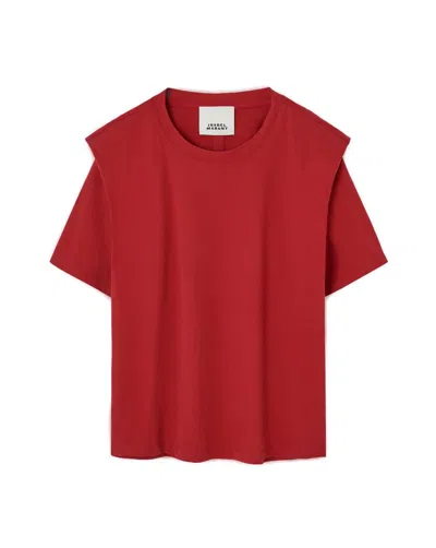 Isabel Marant Zelitos Layered Crewneck T In Red