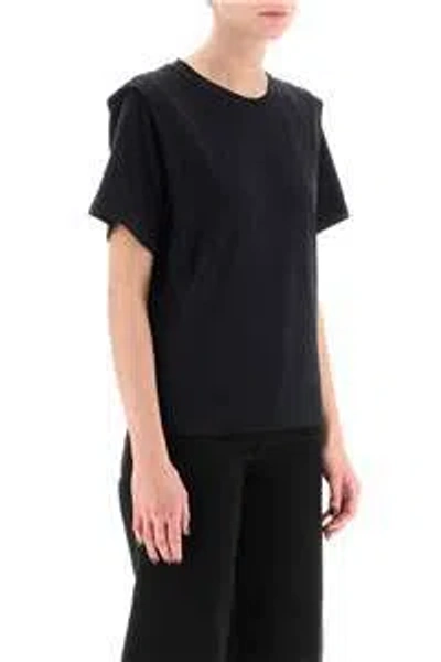 Isabel Marant Zelitos Layered Crewneck T-shirt In Black