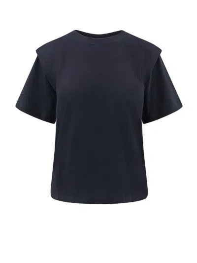 Isabel Marant Zelitos Organic Cotton T-shirt In Black