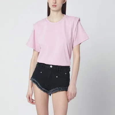 Isabel Marant Zelitos Pink Cotton T-shirt Women