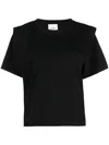 Isabel Marant T-shirt With Round Neck And Short Sleeves In Black