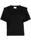 Isabel Marant T-shirt With Round Neck And Short Sleeves In Black