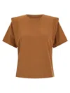 Isabel Marant Cotton T-shirt In Brown