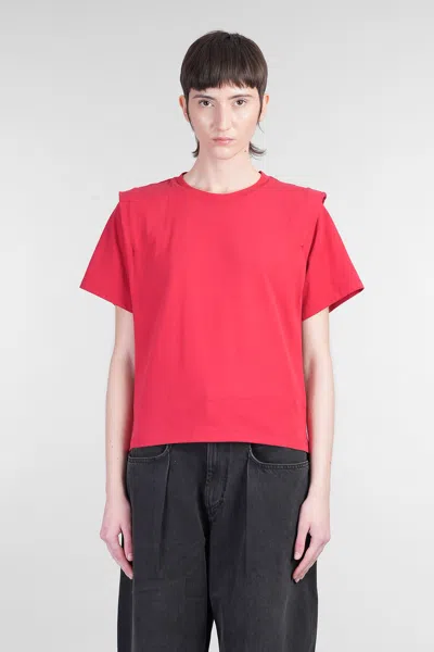 Isabel Marant Zelitos T-shirt In Red Cotton
