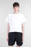 Isabel Marant Zelitos T-shirt In White Cotton In Multi