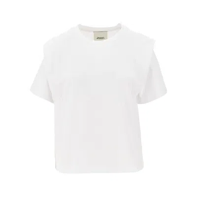 Isabel Marant Layered-detail Cotton T-shirt In White