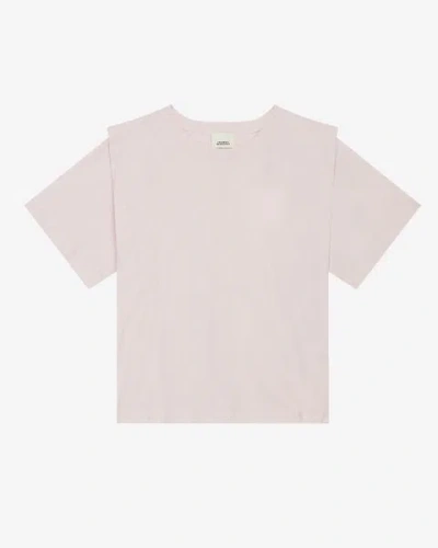 Isabel Marant Zelitos Tee Shirt In Light Pink