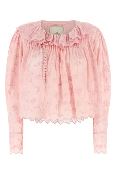 Isabel Marant Zelly Top In Pink