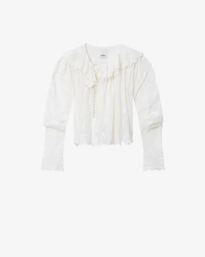 Isabel Marant Zelly Top In White