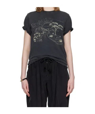 Isabel Marant Zewel Crew Neck T-shirt In Black