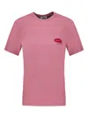 Isabel Marant Zewel Embroidered T-shirt In Pink