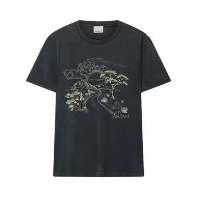 Pre-owned Isabel Marant Zewel T-shirt 'faded Black' | Women's Size M