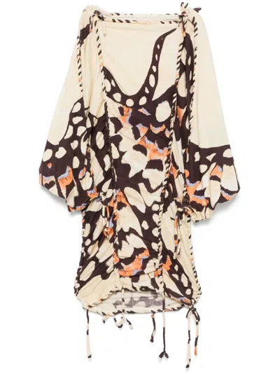 Isabel Marant Zina Minikleid In Beige