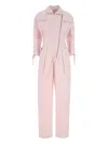 Isabel Marant Tuta Irianna In Cotone Rosa Chiaro Donna In Pink