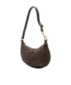 Isabel Marant Oskan Suede Shoulder Bag In Brown