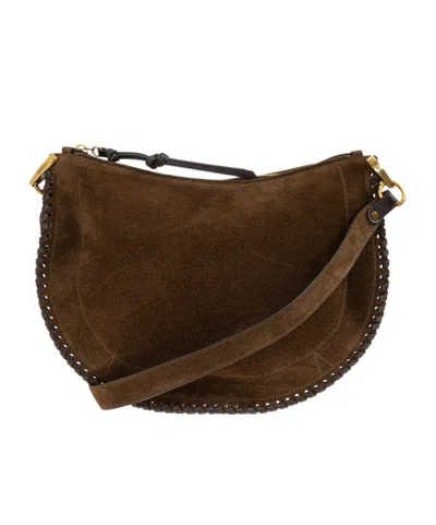 Isabel Marant Zipper Shoulder Bag In Brown