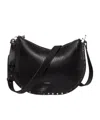 Isabel Marant Zipper Shoulder Bag In Black