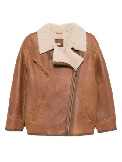Isabel Marant Zip-up Jacket In Brown