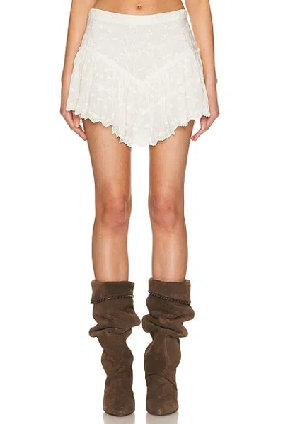 Isabel Marant Zoelia Skirt In White