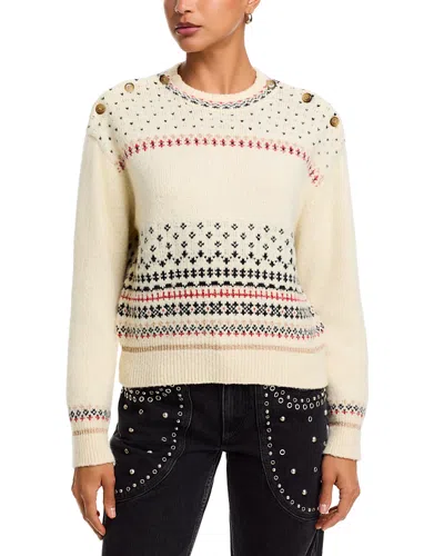 Isabel Marant Zury Sweater In Neutral