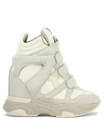 Isabel Marant "balskee" High Top Sneakers In Gray