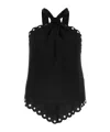 Isabel Marant Women's Crepe Tecles Top In Black