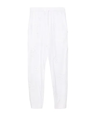 Isabel Marant Hectorina Broderie-anglais Trousers In White