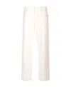 Isabel Marant Logo-patch Jeans In White