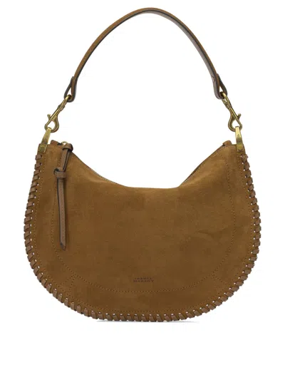 Isabel Marant "oskan Soft" Small Shoulder Bag In Brown