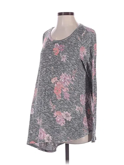 Pre-owned Isabel Maternity 3/4 Sleeve T-shirt In Gray