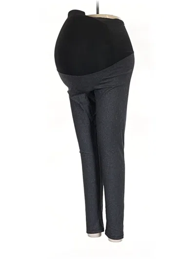 Pre-owned Isabel Maternity Active Pants In Black