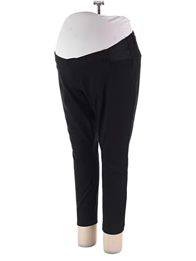 Pre-owned Isabel Maternity Active Pants In Black