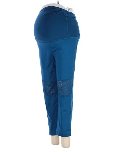 Pre-owned Isabel Maternity Active Pants In Blue