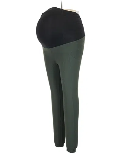 Pre-owned Isabel Maternity Active Pants In Green
