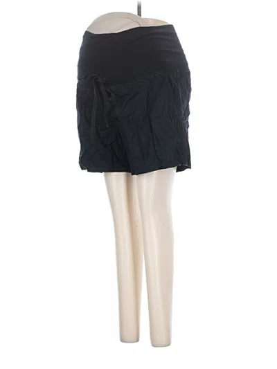 Pre-owned Isabel Maternity Cargo Shorts In Black